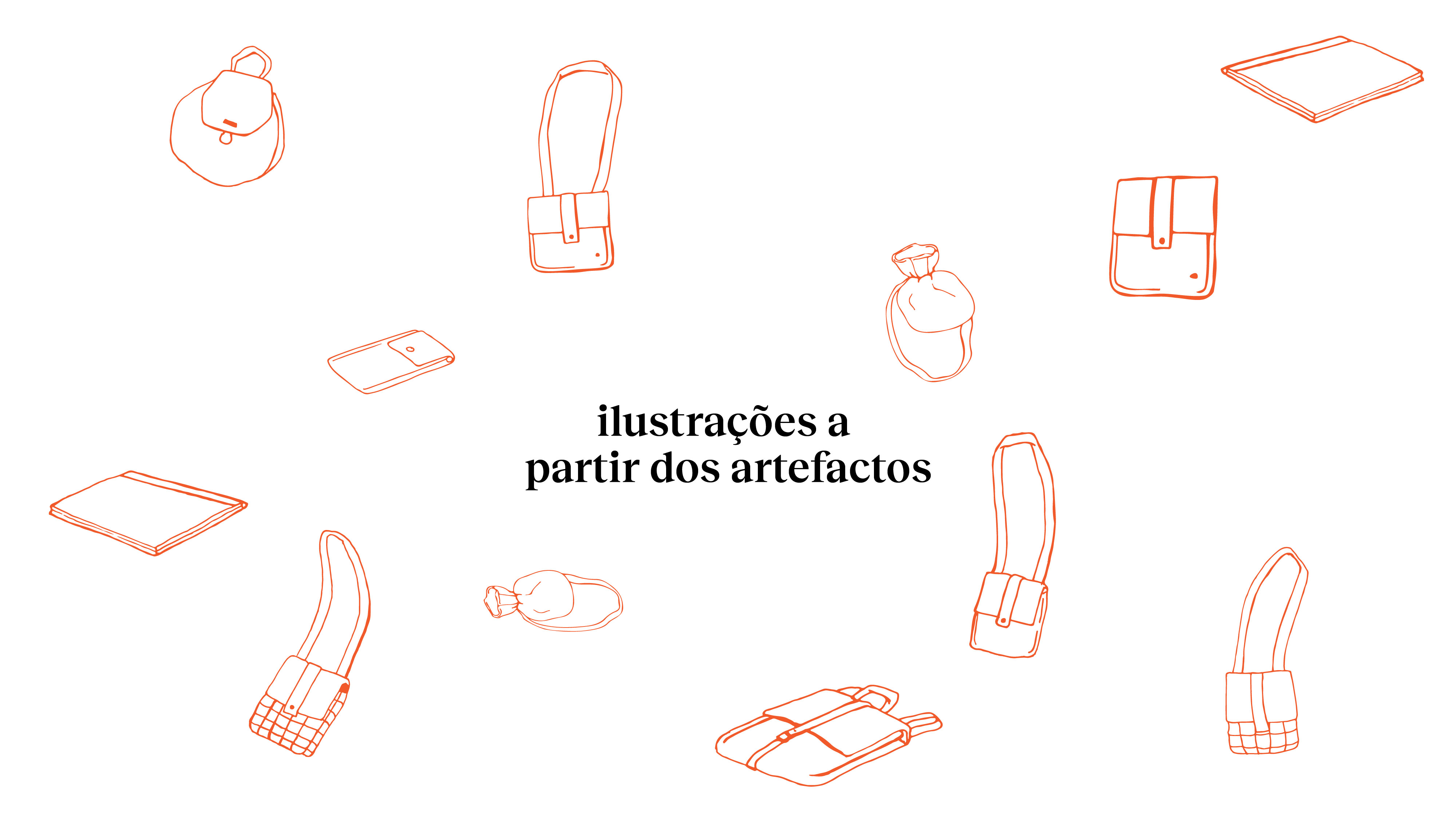 ilustrações dos artefactos